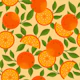 Orange Pattern on Yellow