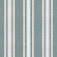 Antique stripes in slate blue cream tapet