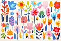 Matisse Flower Fantasy Garden wallpaper