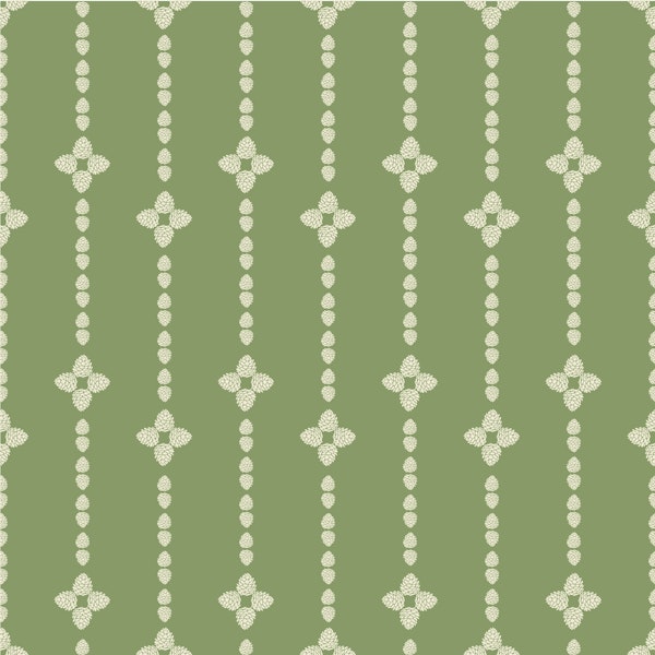 grandmillennial acorn striped