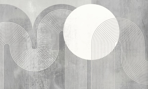 Neutral Urban Sunrise Arch Lines