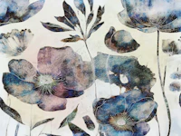 Washed Wabi Sabi Flowers wallpaper