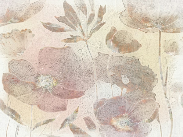 Light Wabi Sabi Japandi Flowers