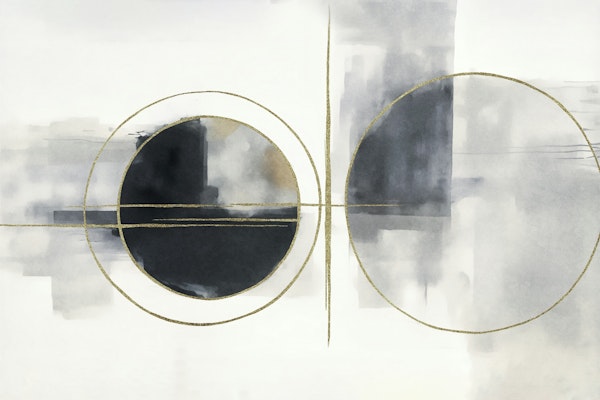 Abstract Circular Gold