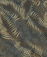 Golden and Green Palm Leaves tapete