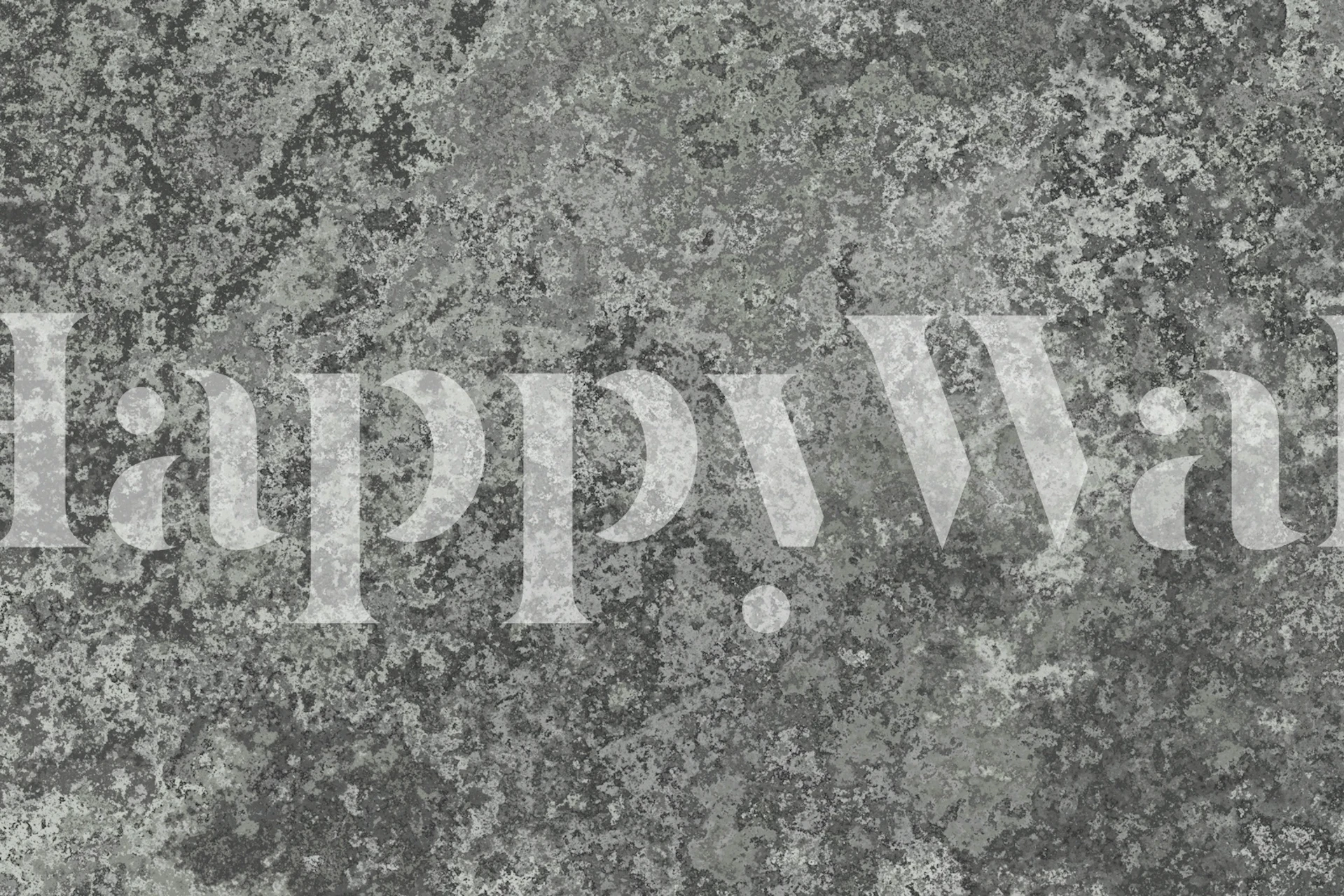 Rough Stone Concrete Texture Grey papel pintado en una habitación