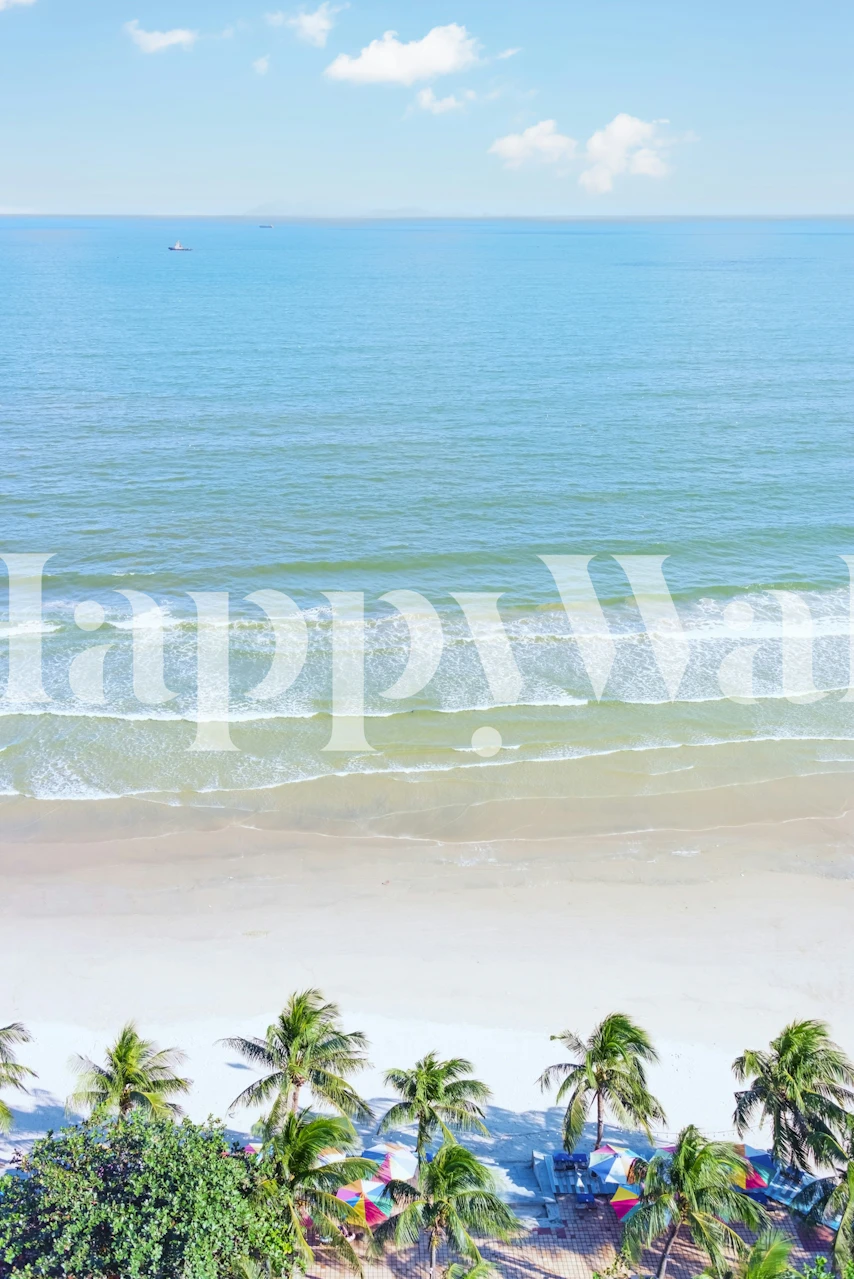 Design costeiro em um quarto