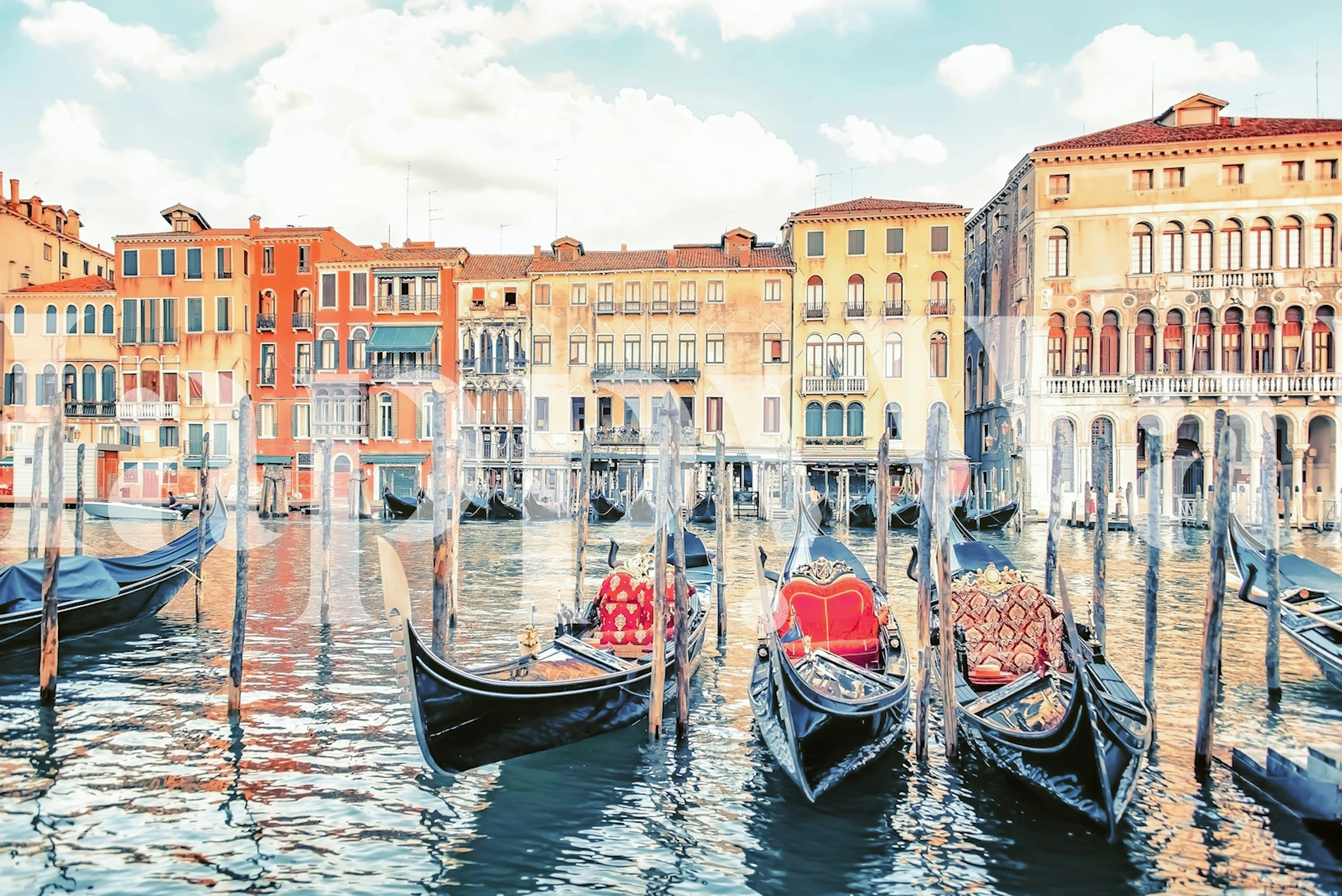 Beautiful Grand Canal tapet i et rum