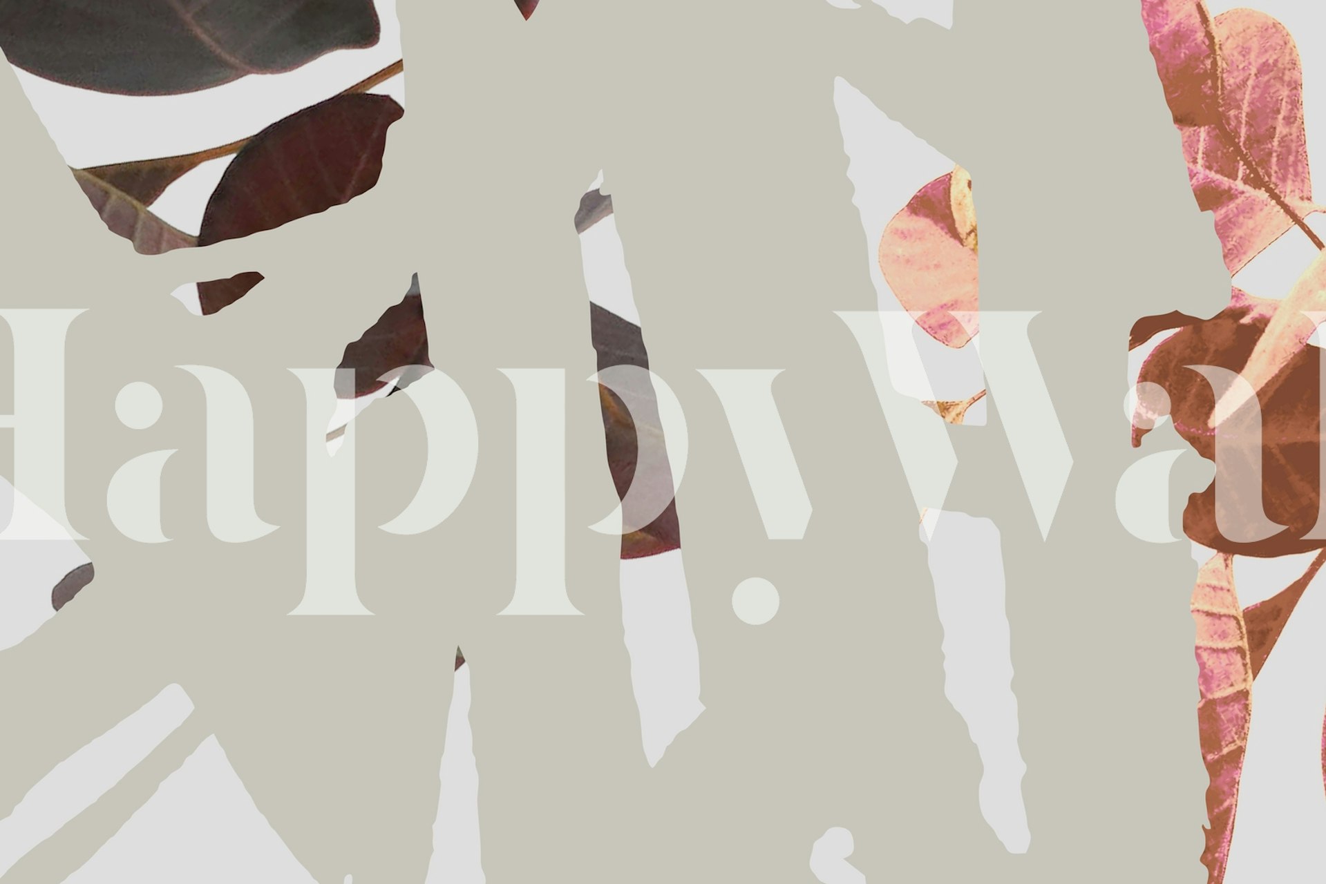 Vibrant Abstract Spring tapet i et rum