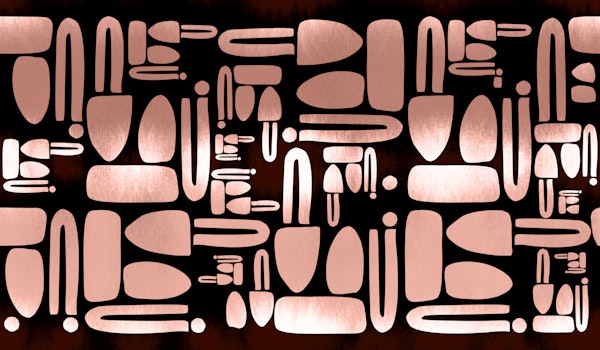 Mid-Century Pattern Neutral Earthy