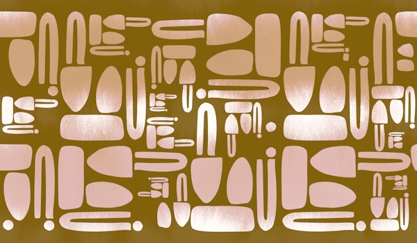 Mid-Century Pattern Mustard