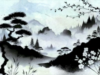 Japandi Forest behang