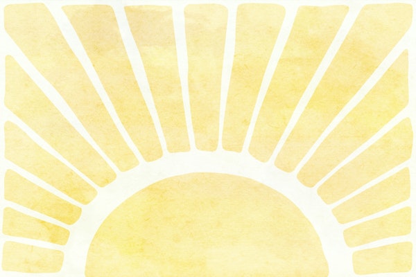 Modern Pastel Sunshine Light Yellow