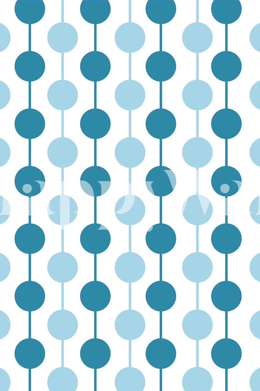 Blue Sphere wallpaper in a room setting