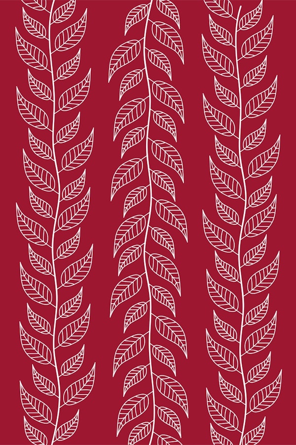 White leaves on burgundy