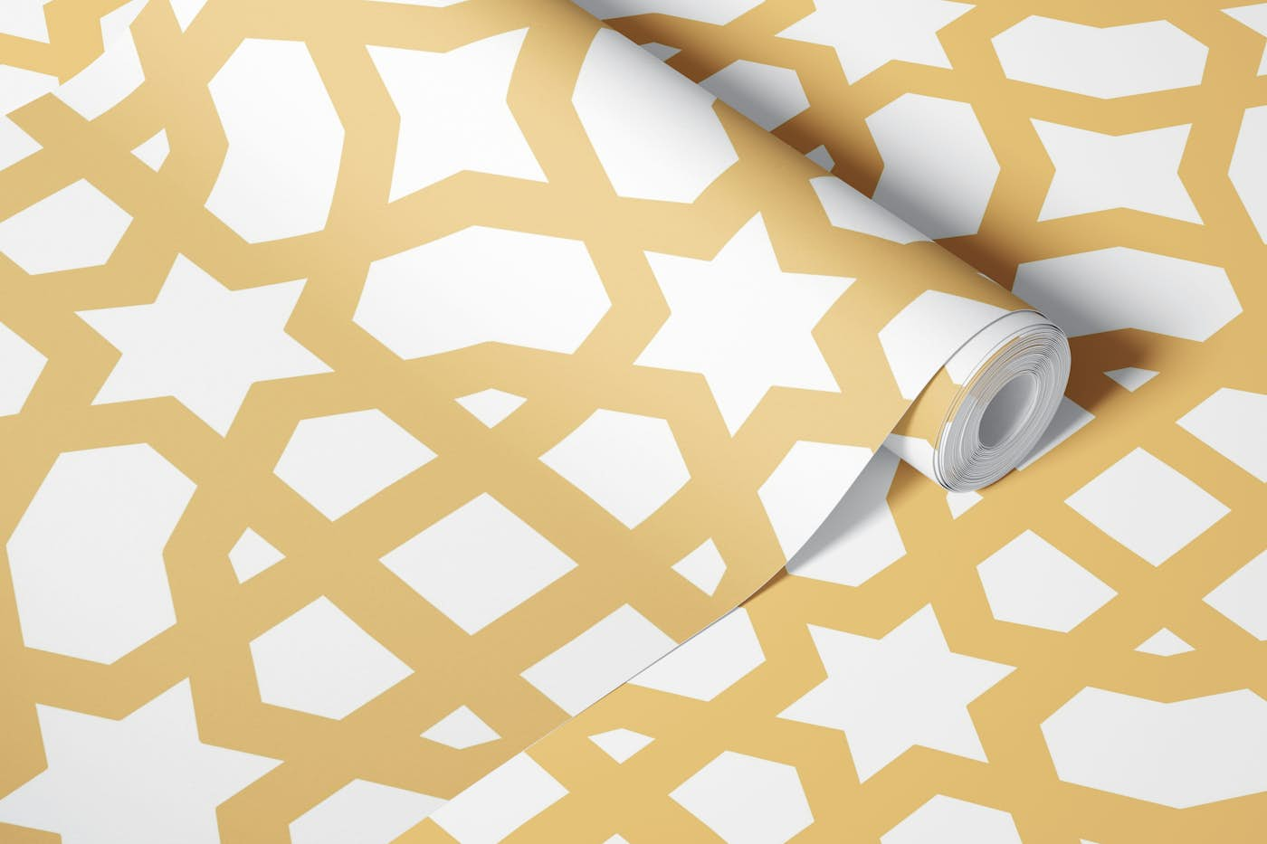 Arabesque art style 1 gold wallpaper roll