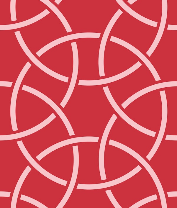 Arabesque art style 2 red