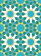 Arabesque art style 3 teal
