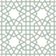 Arabesque art style 4 light blue large