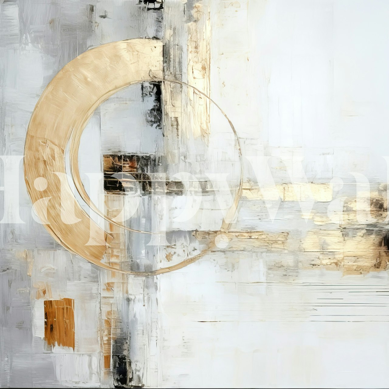 Abstract Art Tapet I Stiligt Rum