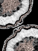 Yin Yang Agate Glitter Glam 5 tapete