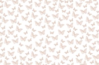 Soft Beige Butterfly Pattern 1 tapete