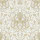 Beige Octopus and Art Nouveau Flowers