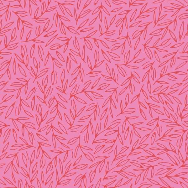 Foliage - Pink & Red