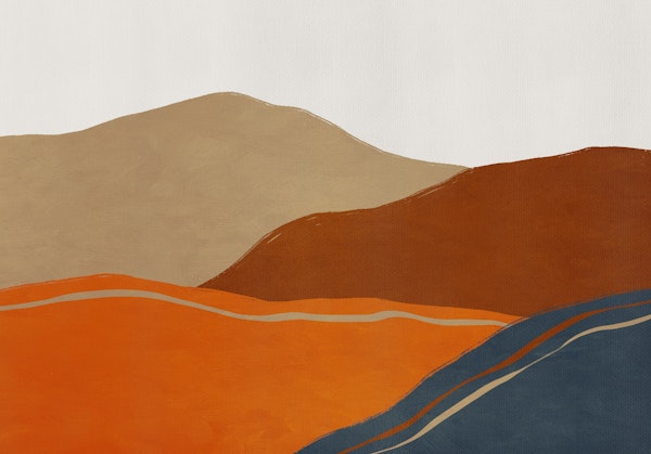 Vintage Minimal Mountains 2