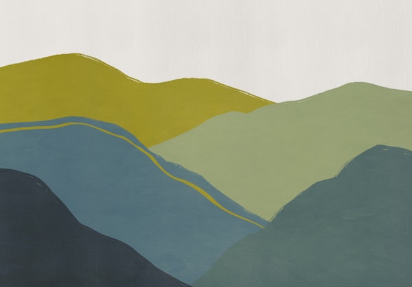 Vintage Minimal Mountains 3