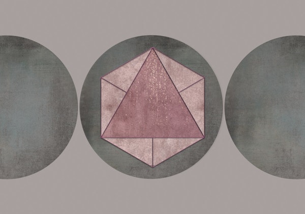 Mid Century Modern Geometry Novelty