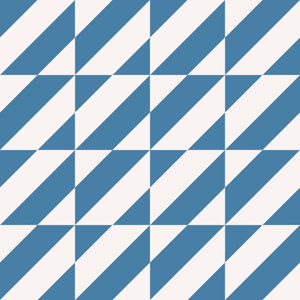 Diagonal Tiles - Blue