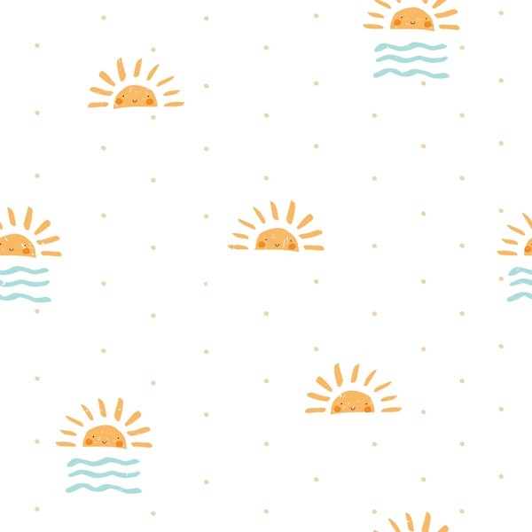 Sun and Sea Polka Dot Dream