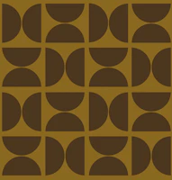 Modern Gold Mid-Century Contemporary Geo tapeet