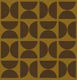 Modern Gold Mid-Century Contemporary Geo