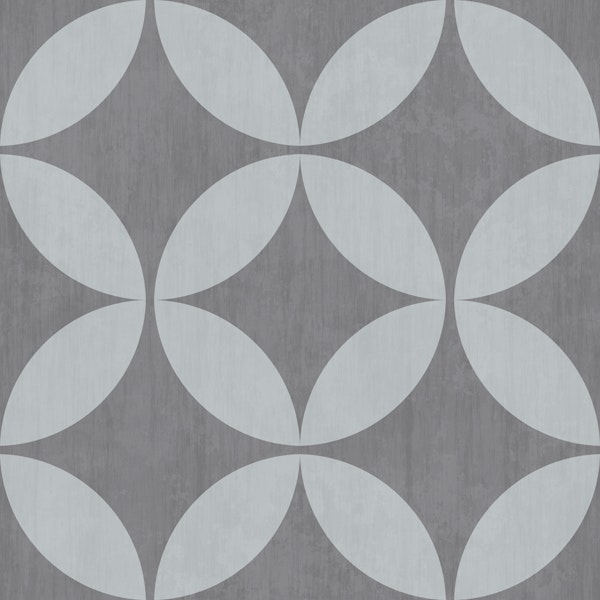 Geometric Minimal Modern Retro Grey Textured