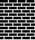 Bricks PATTERN 3 black and white