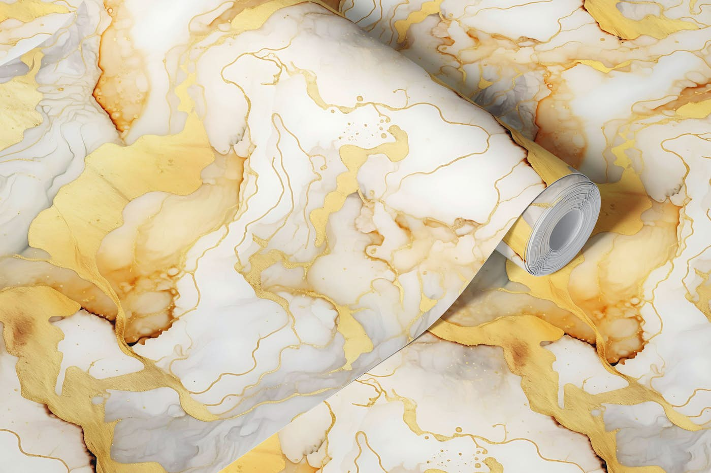 Cream and Gold Marble wallpaper 1 wallpaper roll