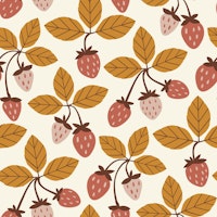 Strawberry Patch - Vintage tapete