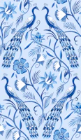 chinoiserie peacocks papiers peint