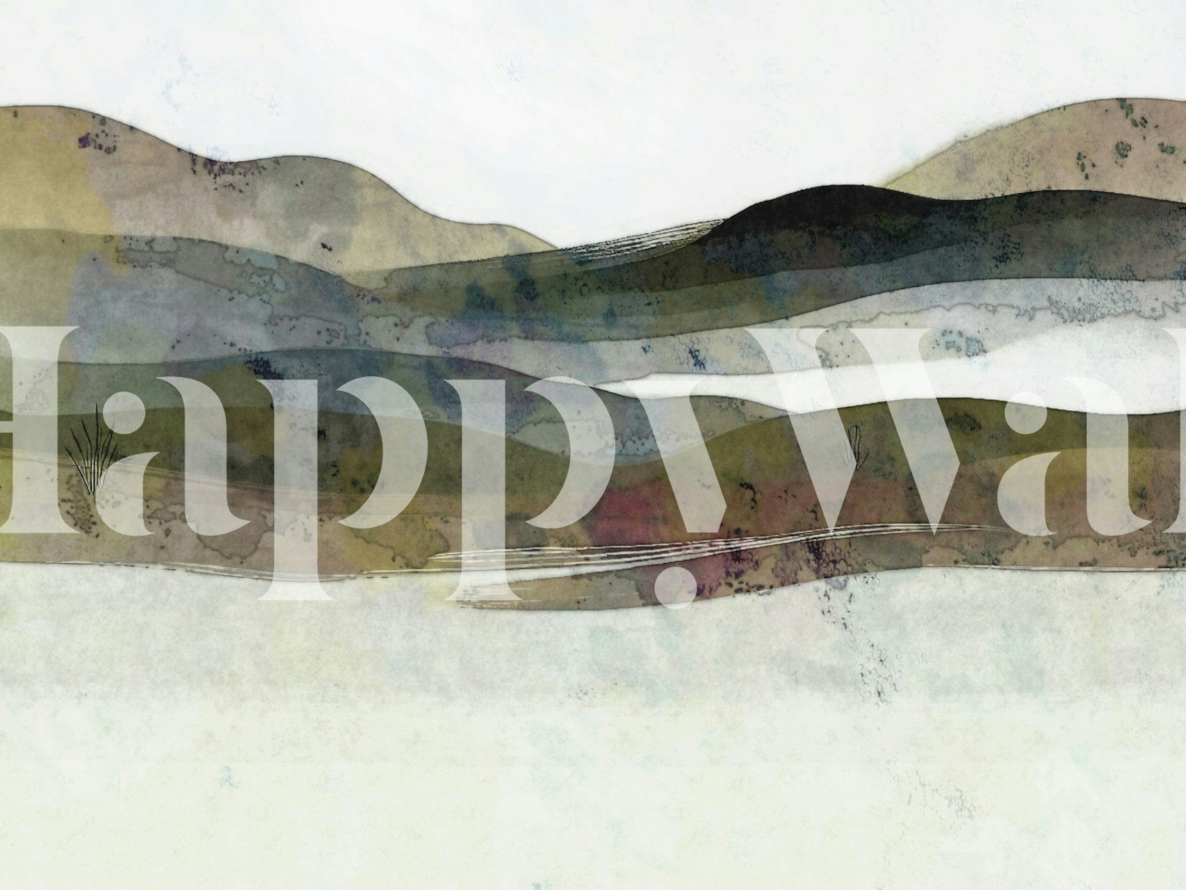 Moody 80s Vista wallpaper in a room