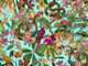 Snake Princess Magic Tropical Garden Teal