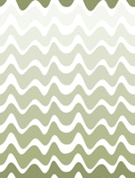Gradient Waves - Fern Green tapete