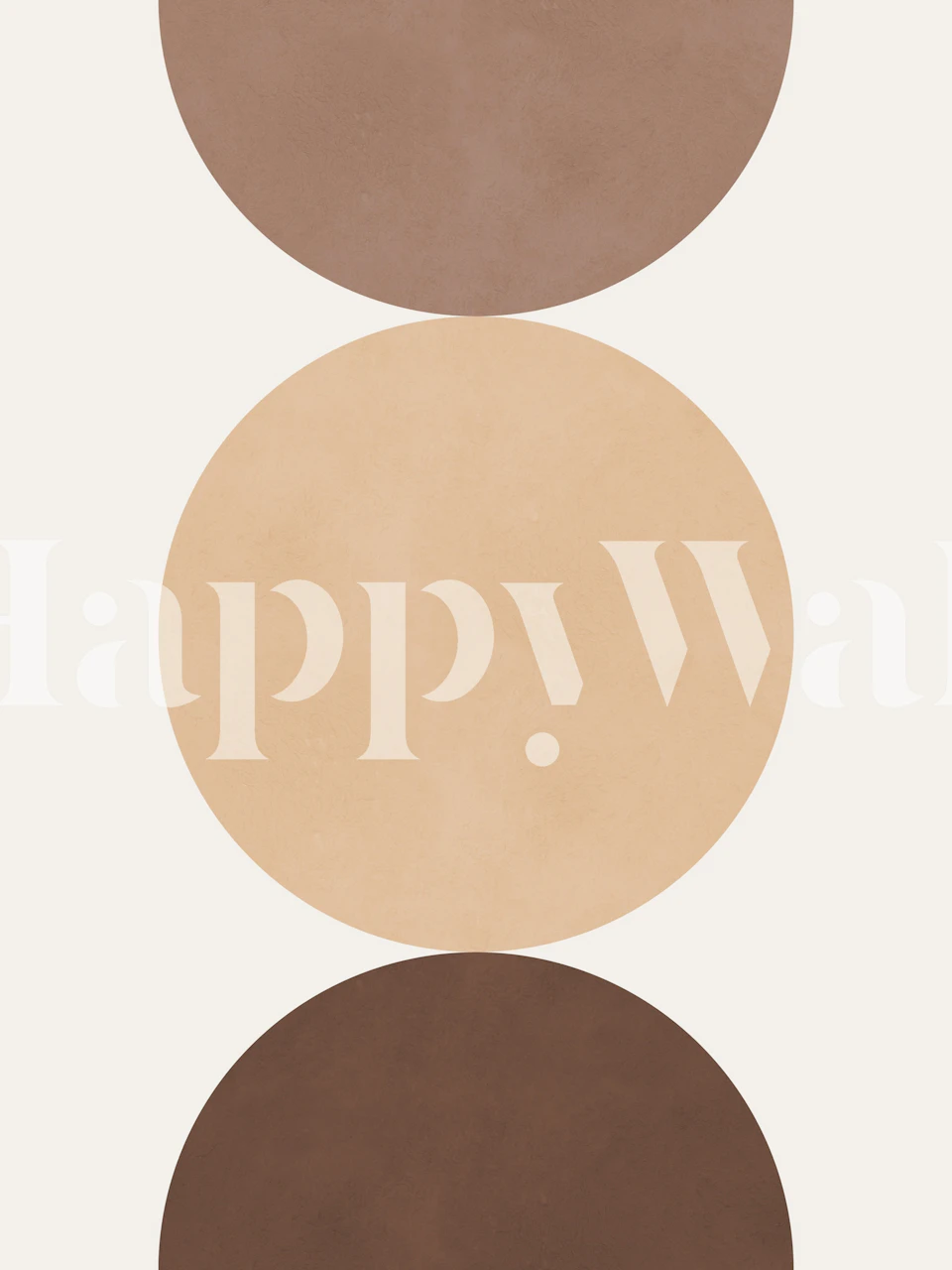 Circles and semicircles 21 wallpaper in a room