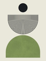 Circles and semicircles 24 tapetit