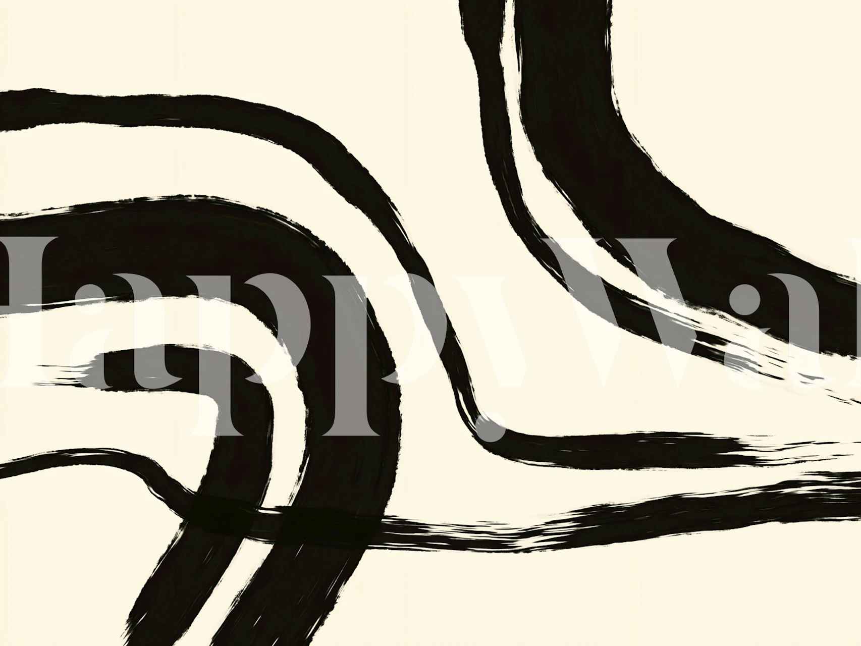 Radar design wallpaper in a stylish room