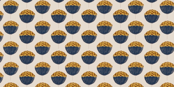 Mid Century Flower Vintage