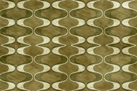 Moody Green Tan 70s Groovy Geometry wallpaper