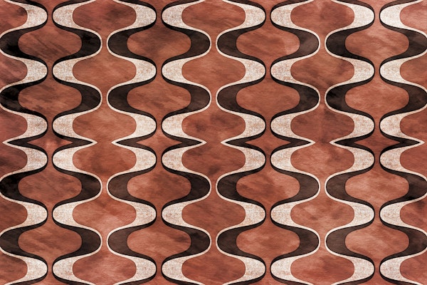 Moody Earthy 70s Groovy Geometry