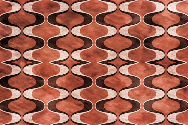 Moody Earthy 70s Groovy Geometry